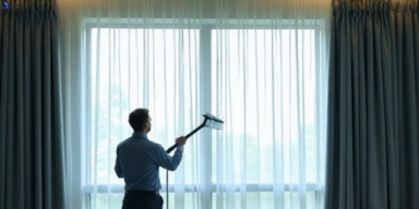 Commercial curtain steam cleaning service forest-lodge-nsw hotels offices